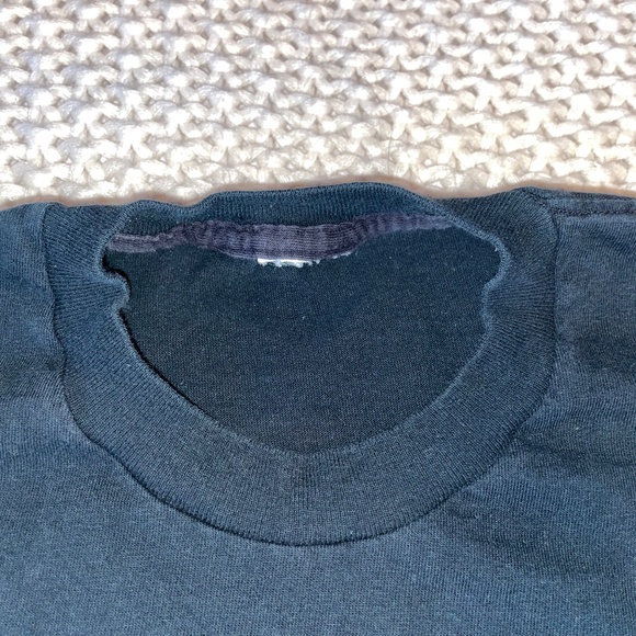 Graphic T-Shirt – Owl in Pine Tree – Faded Black – Men’s Small (No Tag) - Picture 6 of 9